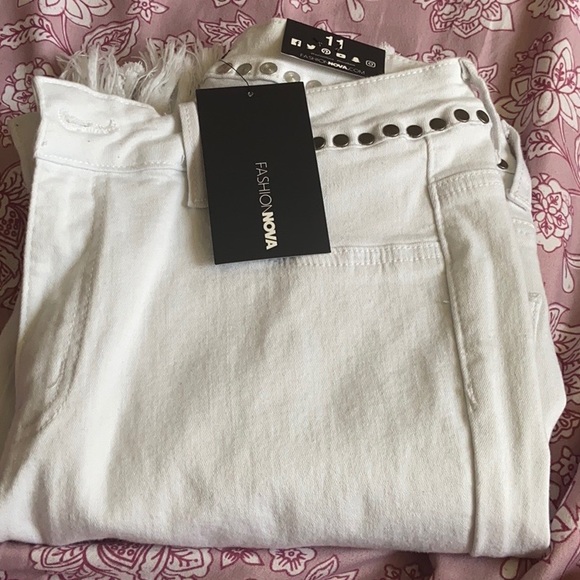 White fashion pants - Picture 4 of 4